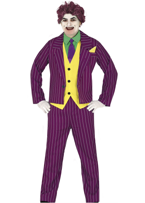 Disfraz De Joker De Comic Hombre - Disfraces Halloween Payasos - Disfraces de Joker y Joker Baby