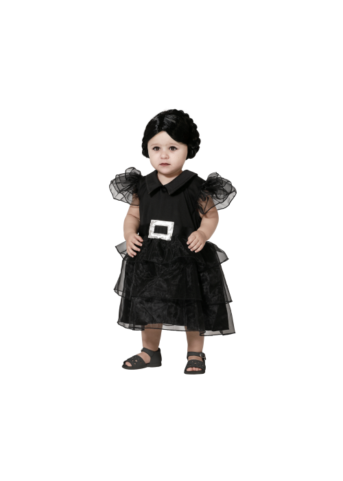 Disfraz MIercoles Addams Bebe - Disfraces Halloween - Disfraces de Halloween Bebe