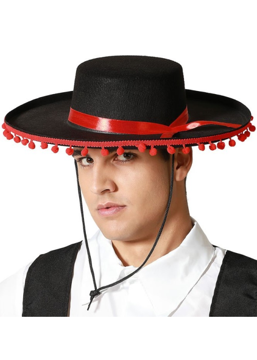 Comprar Sombrero Cordobes Amb Borles per només 3,50€ – vestit de Botiga en línia