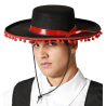 Sombrero Cordobes Con Borlas - Complementos Faralaes y Toreros