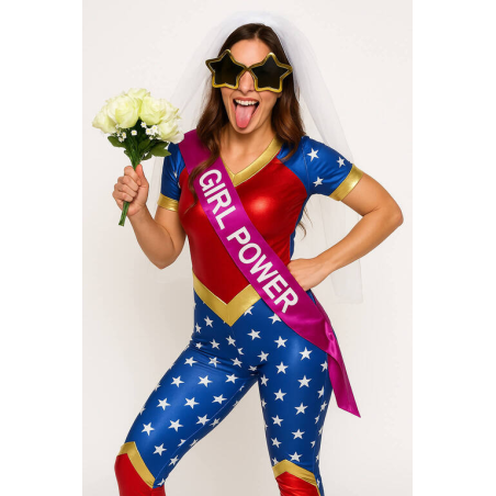 Disfraz de Wonder Novia - Disfraces Despedidas de Soltera