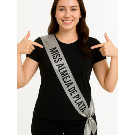 Comprar Banda de Miss Clam de Plata per només 5.00€ – vestit de Botiga en línia
