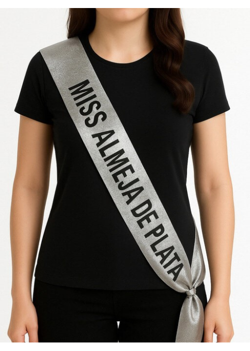 Comprar Banda Miss Moluscos de Prata por apenas 5.00€ – Loja de fantasias online