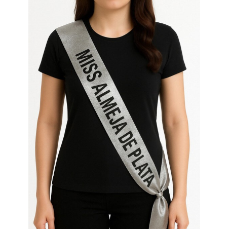 Comprar Banda de Miss Clam de Plata per només 5.00€ – vestit de Botiga en línia