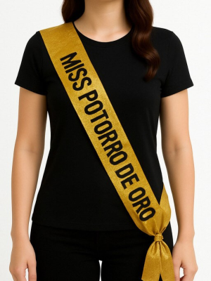 Banda De Miss Potorro De Oro Para Despedidas De Soltera - Bandas para Despedida