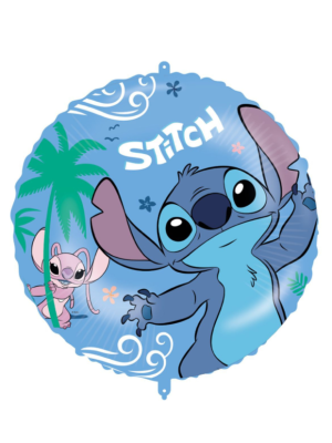Globo Stitch y Angel 46cm Foil - Platos, Vasos y Servilletas