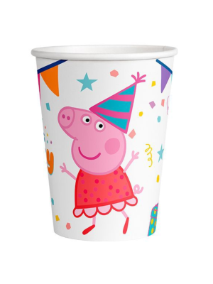 copia de Vasos Peppa Pig 8 Unid - Fiestas de Cumpleaños de Peppa Pig