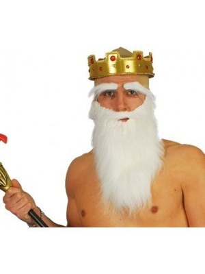 Barba Blanca con Cejas - Barbas y Bigotes