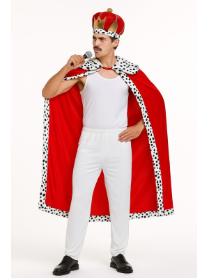 Disfraz de Freddy Mercury Rey - Disfraces cantantes y famosos