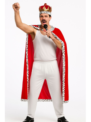 Disfraz de Freddie Mercury Rey - Disfraces cantantes y famosos - Disfraces de Freddie Mercury