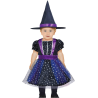 Disfraz De Bruja Morado Estrellas Bebe - Disfraces Halloween Brujas y Hechiceros - Disfraces de Brujas y Hechiceros para Bebes