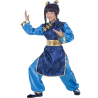 Disfraz De China Guerrera Azul Niña - Disfraces Bola De Dragón - Disfraces Paises y Culturas de Niña
