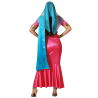 Disfraz De Hindu Rosa y Azul Mujer - Disfraces de Hindu - Disfraces de Paises para Mujer
