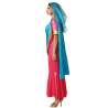 Disfraz De Hindu Rosa y Azul Mujer - Disfraces de Hindu - Disfraces de Paises para Mujer