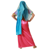 Disfraz De Hindu Rosa y Azul Niña - Disfraces de Hindu - Disfraces de Arabe para Niña