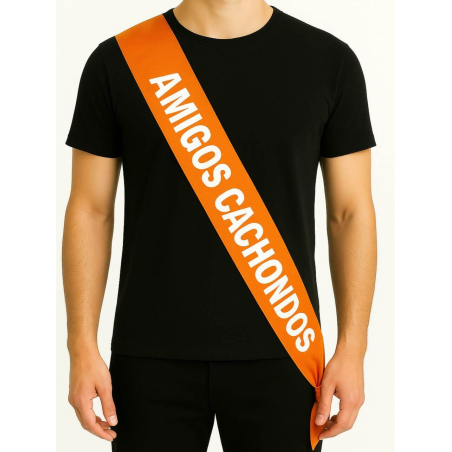 Banda Amigos Cachondos Naranja - Bandas Despedidas Soltero - Bandas para Despedida