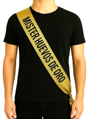 Comprar Banda Mister Ous d'Or per només 5.00€ – vestit de Botiga en línia