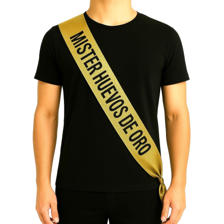 Comprar Banda Mister Ous d'Or per només 5.00€ – vestit de Botiga en línia