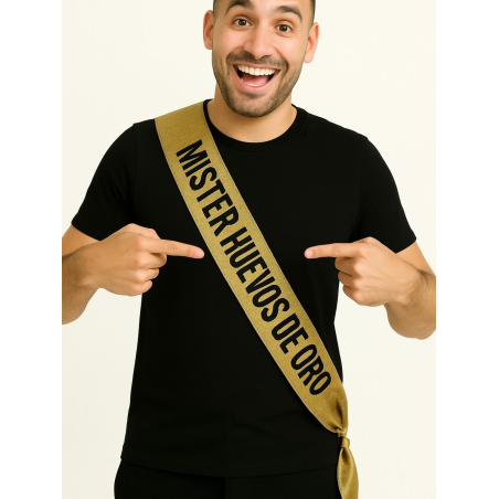 Comprar Banda Mister Ous d'Or per només 5.00€ – vestit de Botiga en línia
