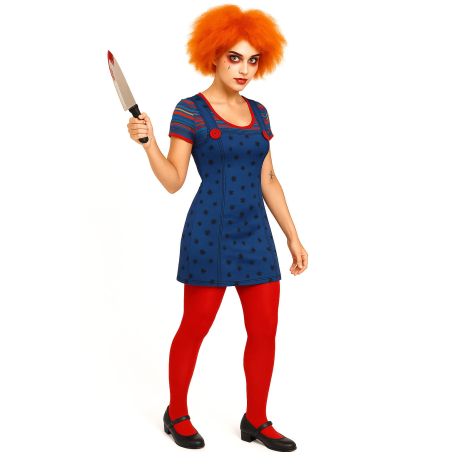 Disfraz De Muñeca Chucky Mujer - Disfraces Halloween Diabolicos