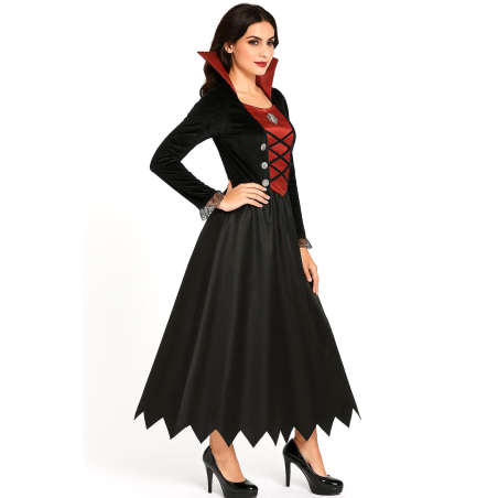 Disfraz De Vampiresa Camafeo Mujer - Disfraces Vampiros Halloween