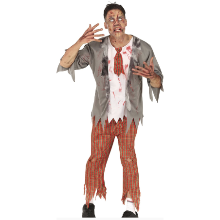 Disfraz de Estudiante Zombie Hombre - Disfraces de Halloween - Disfraces de Zombies para Hombre