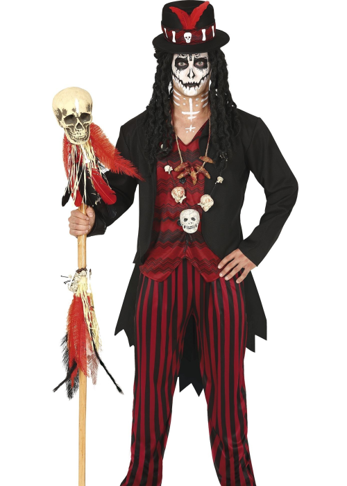 Disfraz de Hechicero Voodoo Hombre - Disfraces Halloween - Disfraces de Brujos y Hechiceros para Hombre