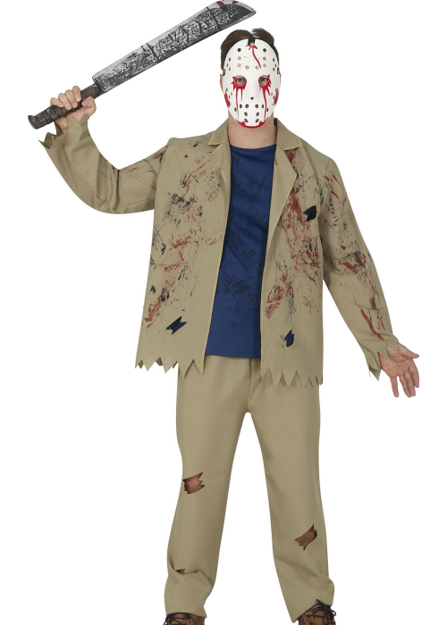 Disfraz de Jason Killer Marron para hombre - Disfraces de Halloween