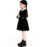 Disfraz de Miercoles Niña - Disfraces Merlina Familia Addams