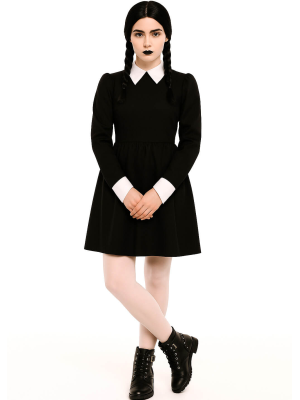 Disfraz de Miercoles Mujer - Disfraces Merlina Familia Addams