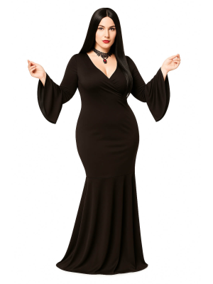 Disfraz de Morticia mujer - Disfraces Familia Addams
