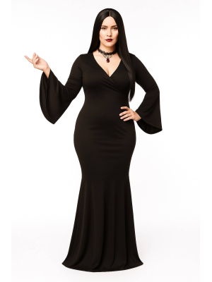 Disfraz de Morticia mujer - Disfraces Familia Addams