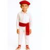 Traje Dantzari Blanco Niño - Euskal Jantziak