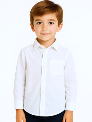 Camisa Casero Infantil Blanca - blusas trajes regionales