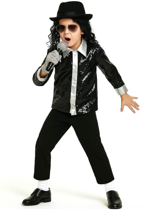 Disfraz de Michael Jackson infantil - Disfraces Cantantes y famosos - Disfraces de Michael Jackson Infantiles