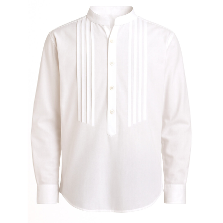 Camisa trajes regionales vascos hombre - Blusa aldeano casero