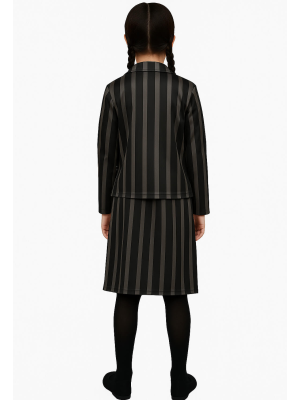 Disfraz de Miércoles Uniforme para Niña - Disfraces de la Familia Addams