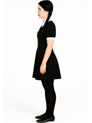 Disfraz de Miércoles para Mujer - Disfraces de la Familia Addams