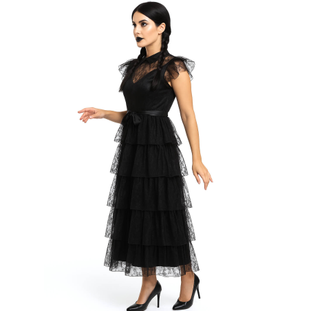 Disfraz de Miércoles Baile Mujer - Disfraces de la Familia Addams