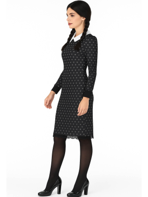 Disfraz de Miércoles para Mujer - Disfraces de la Familia Addams