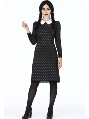 Disfraz de Miércoles para Mujer - Disfraces de la Familia Addams