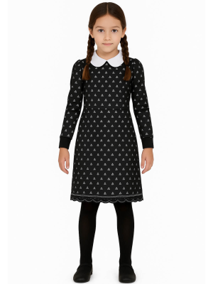 Disfraz de Miércoles para Niña - Disfraces de la Familia Addams