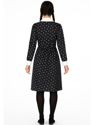 Disfraz de Miércoles para Mujer - Disfraces de la Familia Addams