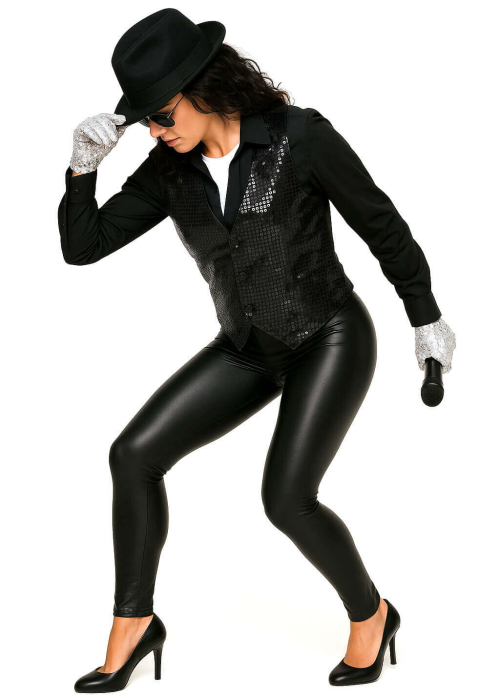 Disfraz de Michael Jackson Chaleco Mujer - Disfraces Cantantes y famosos