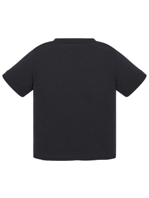 Camiseta Negra Manga Corta Bebe - Camisetas Infantiles Manga Corta