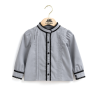 Blusa Hilandera Aldeana Gris Bebe - Camisa trajes regionales vascos