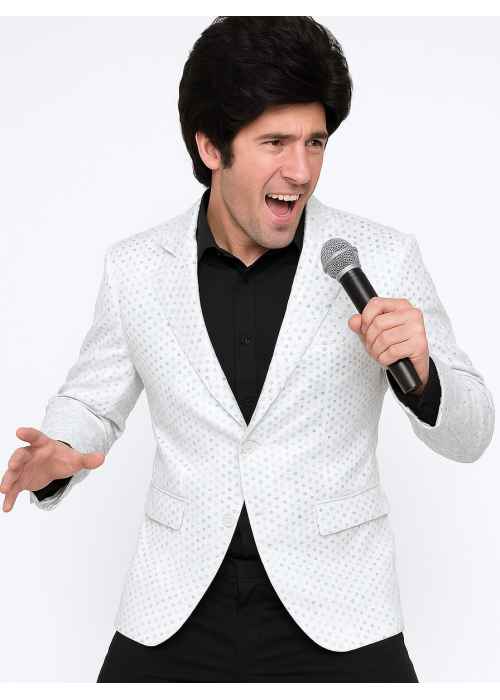 Chaqueta Lentejuelas Blanca - Chaquetas y Camisetas