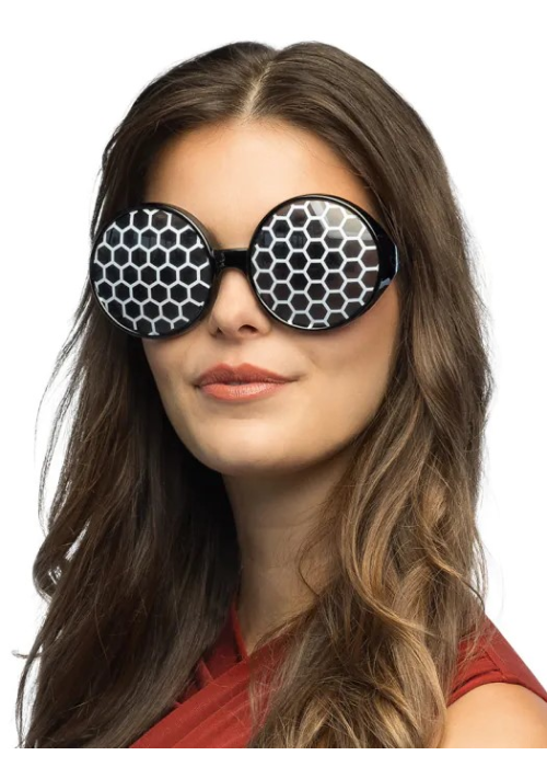 Gafas De Insecto Negra - Complementos Mosca