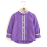 Blusa Hilandera Lila Bebe - Trajes Regionales Vascos