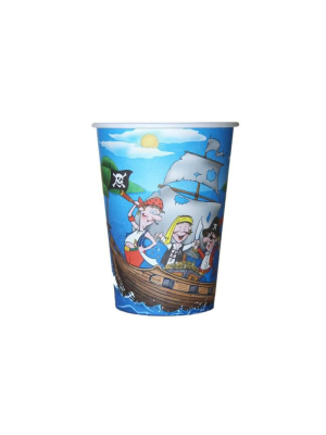 Vasos de Pirata 6 unid - Fiestas de Cumpleaños de Piratas
